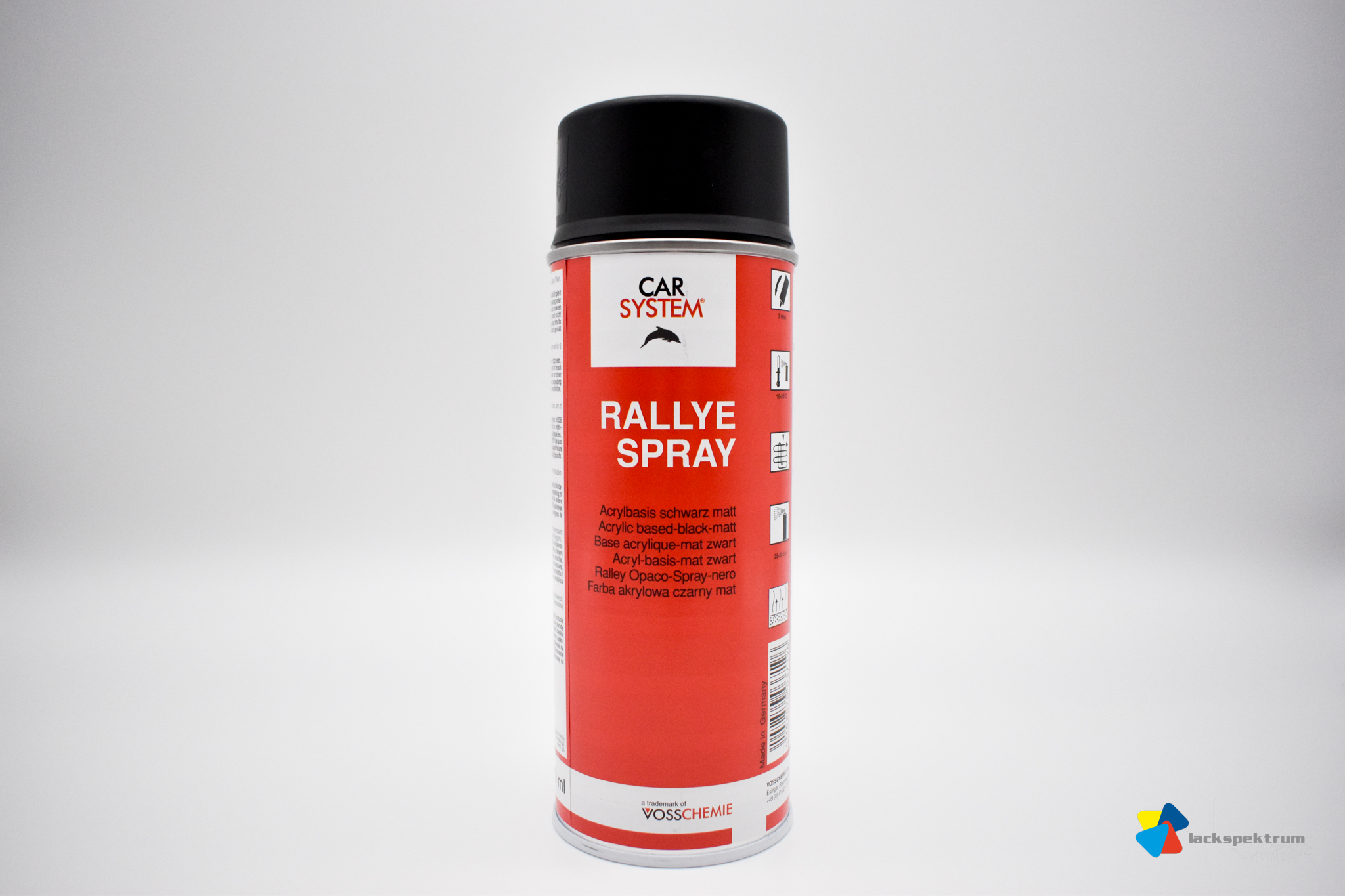 CS Ralley Spray schwarz glänzend, 400ml
