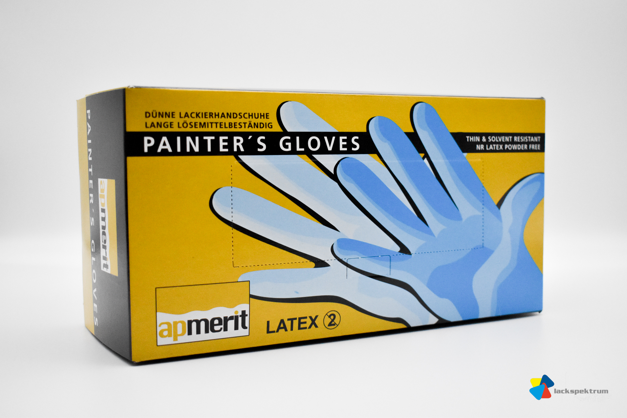 AP-Merit Painter gloves Latex, blau